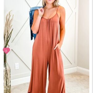 Z Supply Rust Jumpsuit